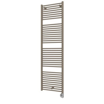 Vertaduro - Kúpeľňový radiátor s termostatom DENISE 800W 178x50 cm taupe