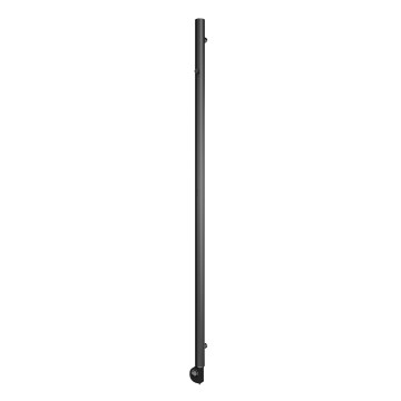 Vertaduro - Kúpeľňový radiátor s termostatom ERDA 400W 180x5 cm antracit