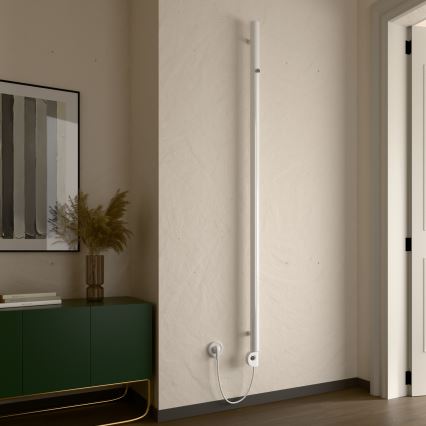 Vertaduro - Kúpeľňový radiátor s termostatom ERDA 400W 180x5 cm biela