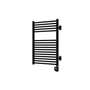Vertaduro - Kúpeľňový radiátor s termostatom MEG 400W 78x50 cm čierna