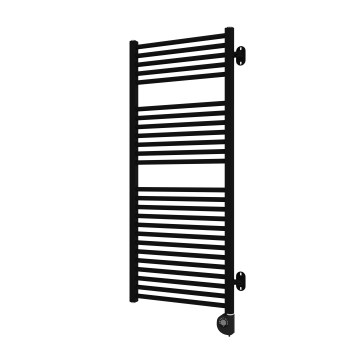 Vertaduro - Kúpeľňový radiátor s termostatom MEG 600W 118x50 cm čierny