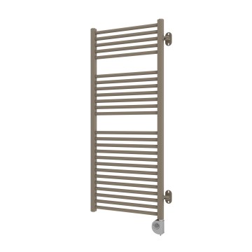 Vertaduro - Kúpeľňový radiátor s termostatom MEG 600W 118x50 cm taupe