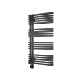 Vertaduro - Kúpeľňový radiátor s termostatom MICHELLE 600W 97x50 cm antracit