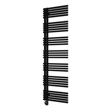 Vertaduro - Kúpeľňový radiátor s termostatom MICHELLE 900W 177x50 cm čierna