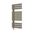 Vertaduro - Kúpeľňový radiátor s termostatom ZIVA 500 W 109 x 50 cm taupe