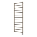 Vertaduro - Kúpeľňový radiátor s termostatom ZOE 400 W 150 x 50 cm taupe
