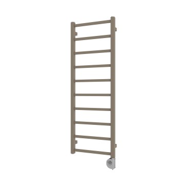 Vertaduro - Kúpeľňový radiátor s termostatom ZOE 400W 114x40 cm taupe
