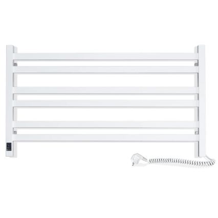 Vertaduro - Elektrický sušiak na uteráky s termostatom AVA 181W/230V 50x90 cm IP44 biely pravý