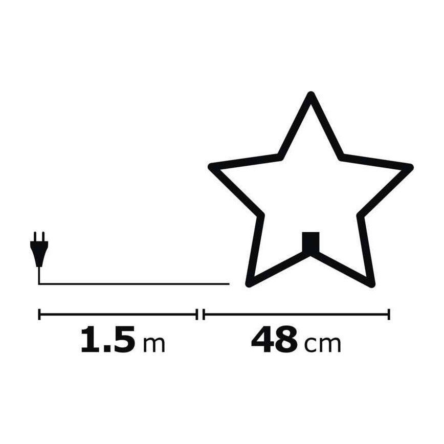 Vianočná dekorácia 1xE14/230V šedá