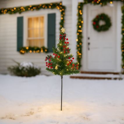 Vianočná LED dekorácia LED/1W/230V 75 cm IP44 zelená