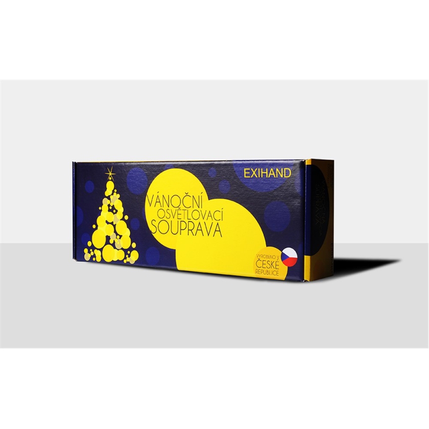 Vianočná reťaz TREE 12xE10/20V/230V biela