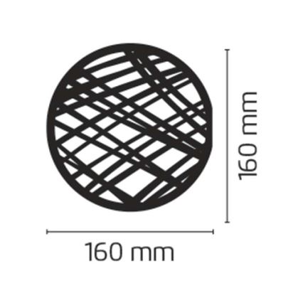 EMOS ZY1420 - Vianočné dekorácie vnútorné IP20 Ratanová hviezda 20xLED/2W/4,5V
