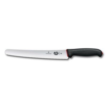 Victorinox - Kuchynský nôž na chlieb DUAL GRIP 26 cm čierny