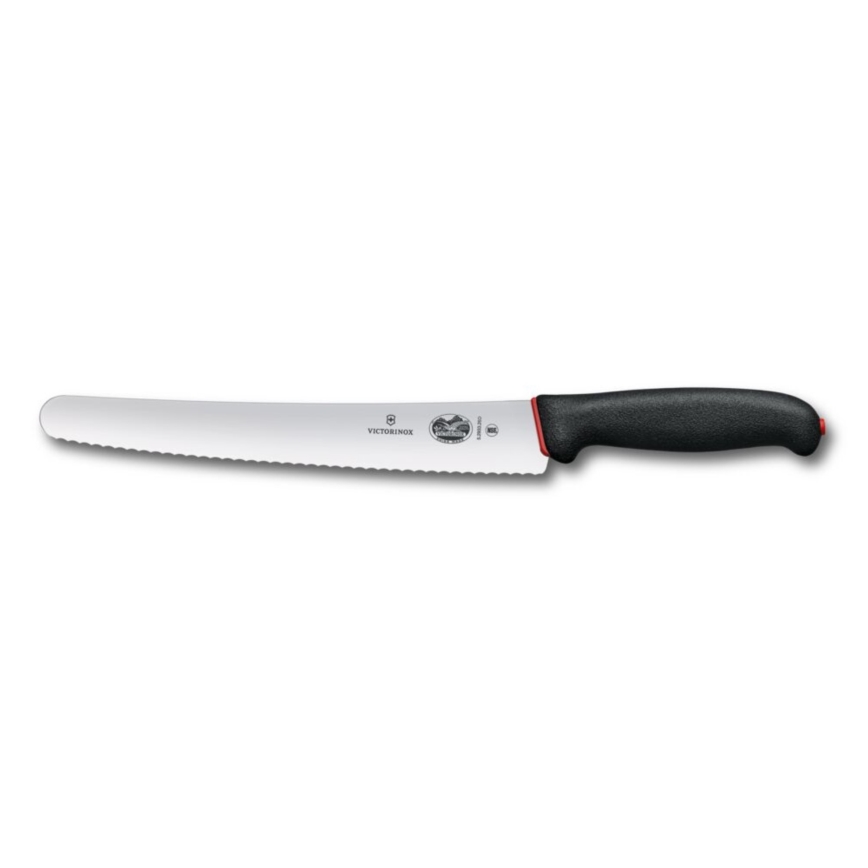Victorinox - Kuchynský nôž na chlieb DUAL GRIP 26 cm čierny