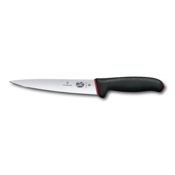 Victorinox - Kuchynský nôž na mäso DUAL GRIP 18 cm čierny