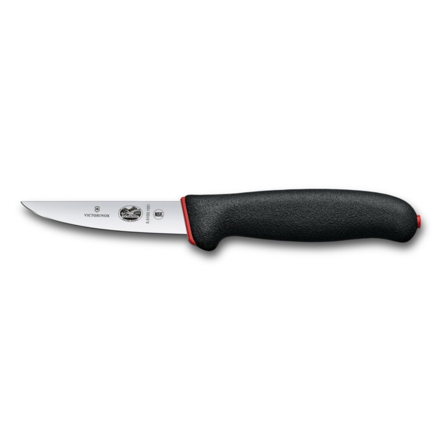 Victorinox - Kuchynský nôž na zeleninu DUAL GRIP 10 cm čierny