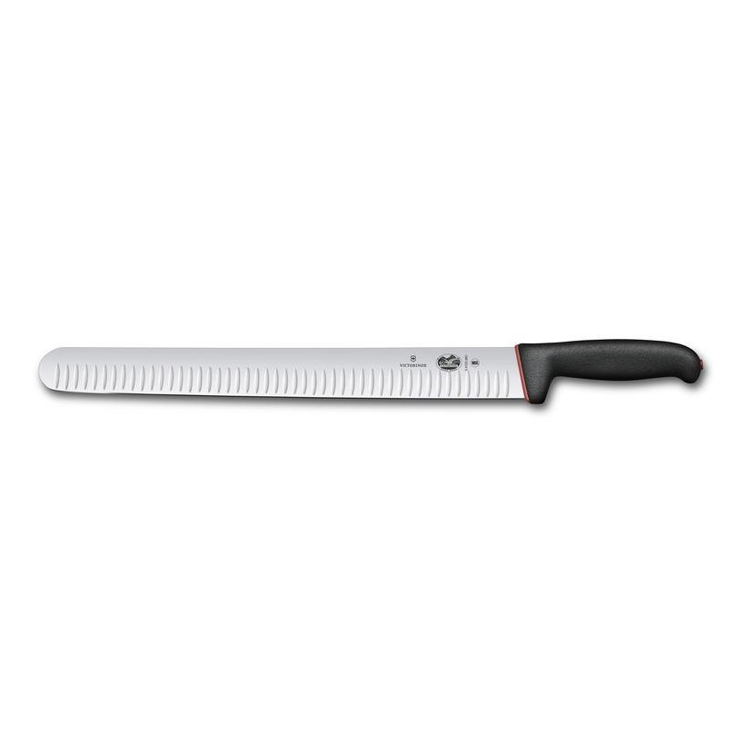Victorinox - Kuchynský plátkovací nôž DUAL GRIP 36 cm čierny