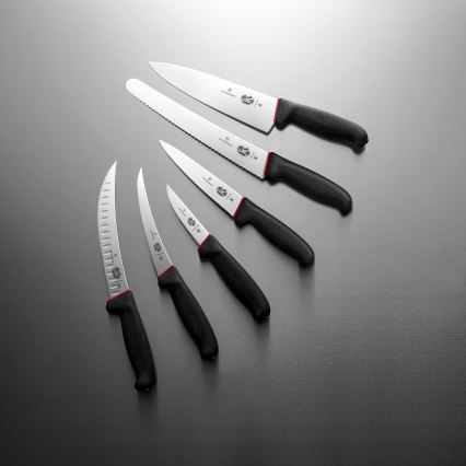 Victorinox - Kuchynský vykosťovací nôž DUAL GRIP 15 cm čierny