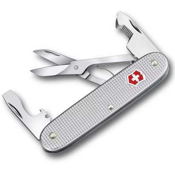 Victorinox - Multifunkčný vreckový nástroj COMPANION SLIM ALOX 9,3 cm/6 funkcií strieborný