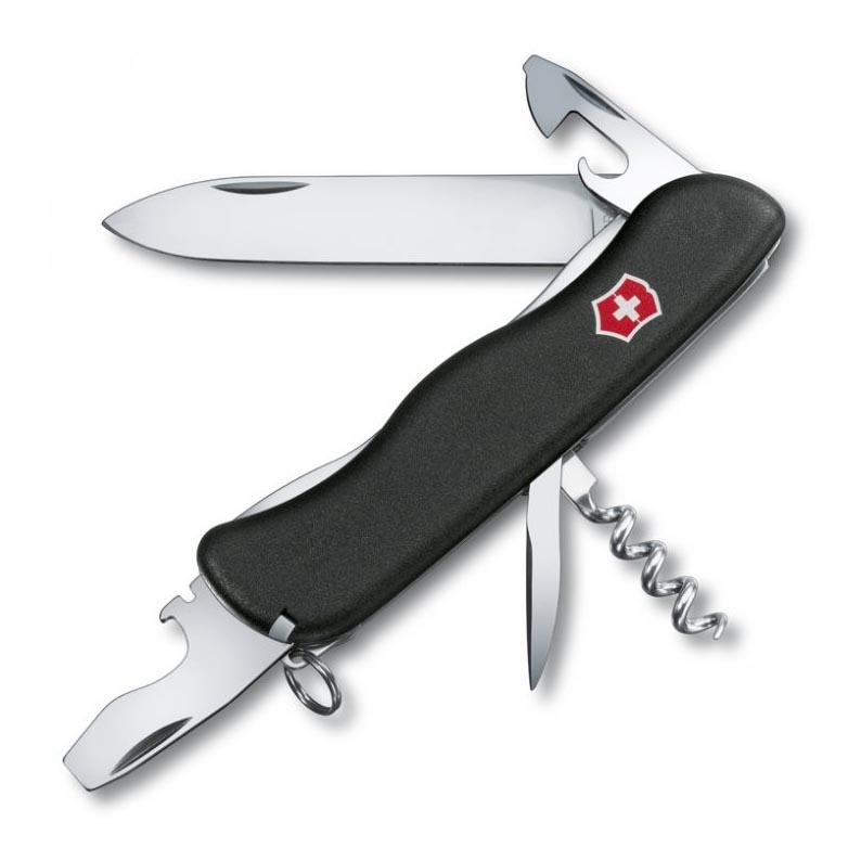 Victorinox - Multifunkčný vreckový nôž 11,1 cm/11 funkcií čierna