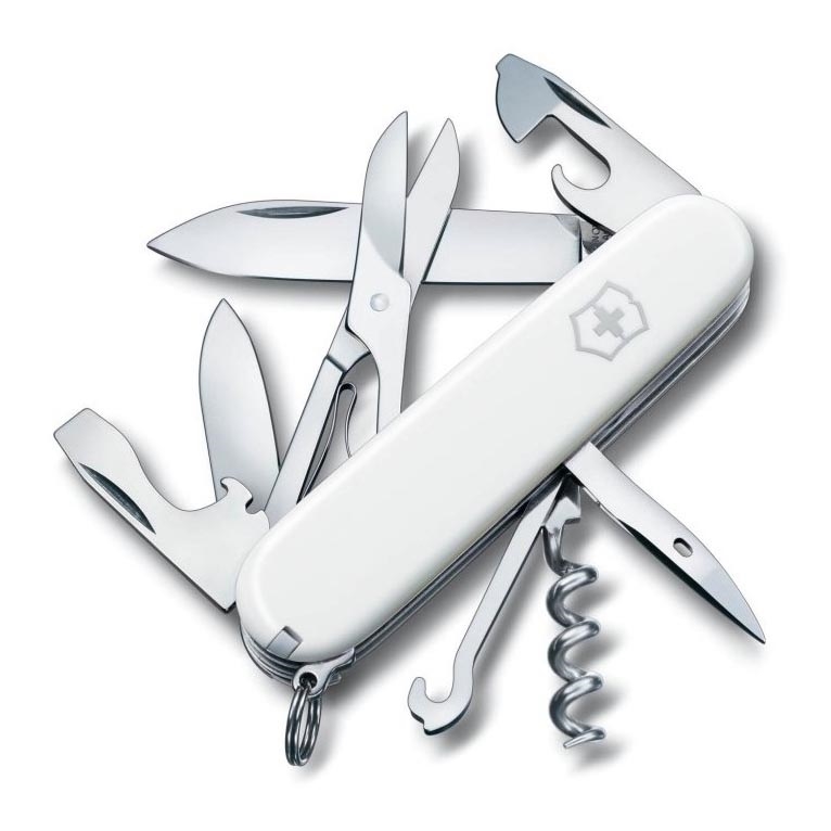 Victorinox - Multifunkčný vreckový nôž 9,1 cm/14 funkcií biela