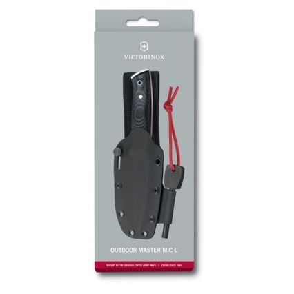 Victorinox - Outdoorový nôž 22 cm čierna/chróm