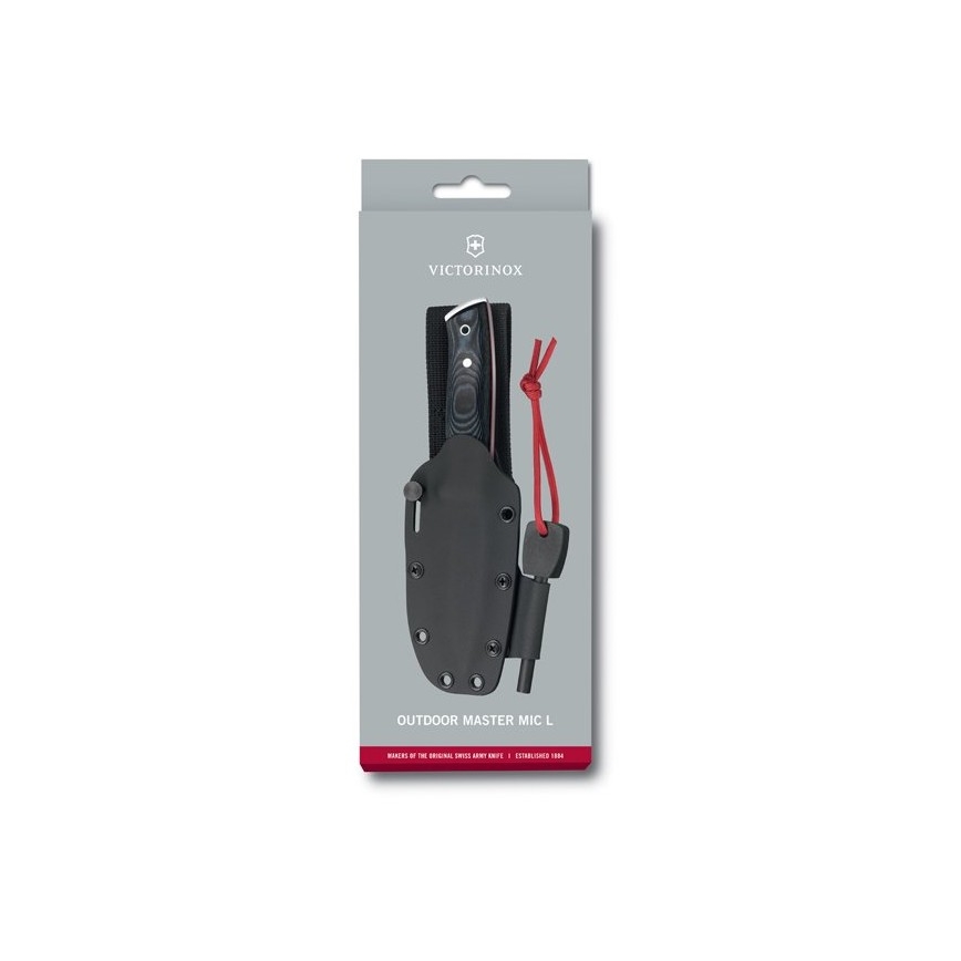 Victorinox - Outdoorový nôž 22 cm čierna/chróm