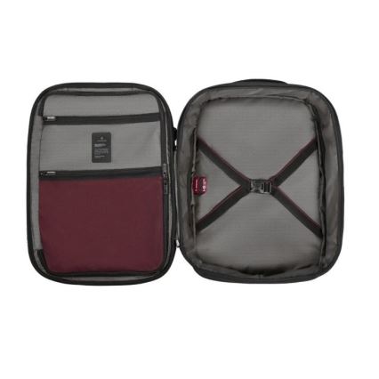 Victorinox - Rozšíriteľný batoh Crosslight Boarding 37 l čierna
