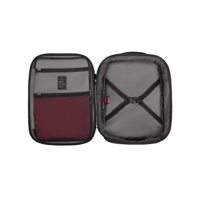 Victorinox - Rozšíriteľný batoh Crosslight Boarding 37 l čierna