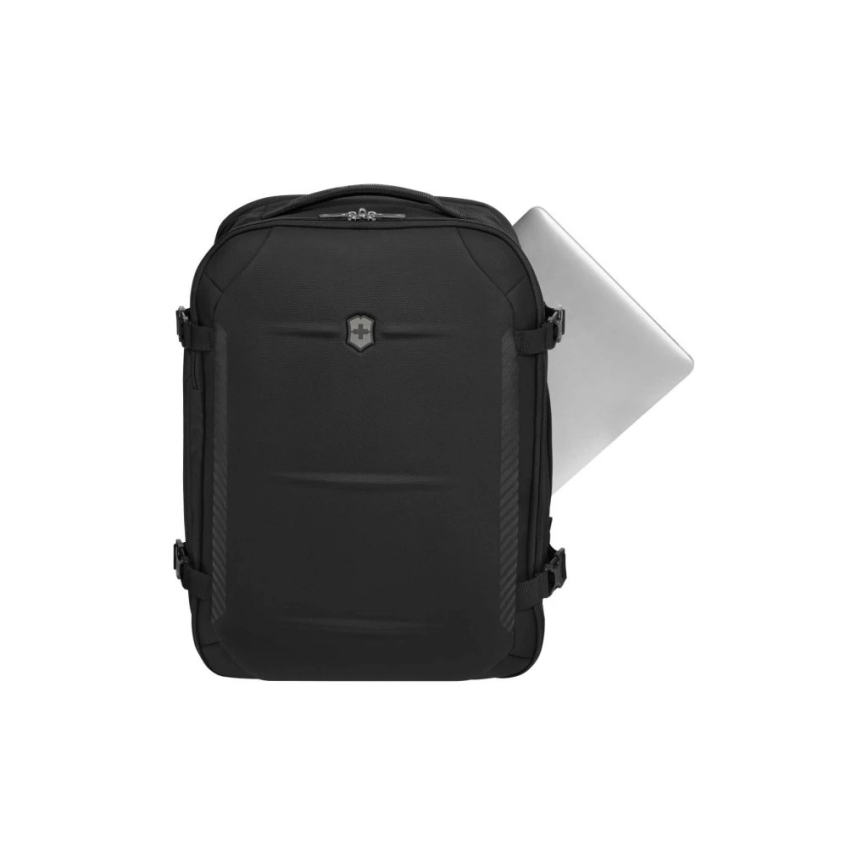 Victorinox - Rozšíriteľný batoh Crosslight Boarding 37 l čierna