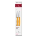 Victorinox - Sada 2 kuchynských nožov na zeleninu SWISS CLASSIC, 8 cm, žltá