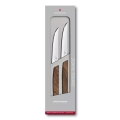 Victorinox - Sada 2 steakových nožov SWISS MODERN, 12 cm, orech