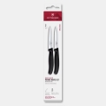 Victorinox - Sada kuchynských nožov na zeleninu SWISS CLASSIC 10 cm 2 ks čierna