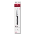 Victorinox - Sada kuchynských nožov na zeleninu SWISS CLASSIC 11 cm 6 ks čierna