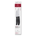 Victorinox - Sada kuchynských nožov na zeleninu SWISS CLASSIC 2 ks čierna