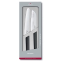 Victorinox - Sada kuchynských nožov SWISS MODERN 2 ks čierna
