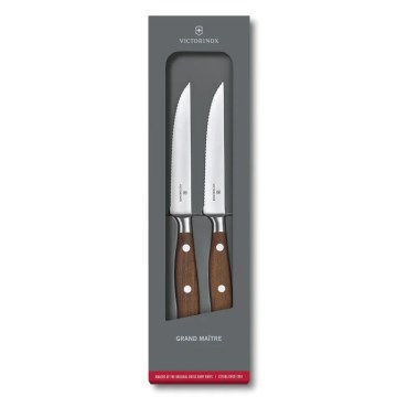 Victorinox - Sada steakových nožov GRAND MAITRE, 12 cm, 2 ks, javor