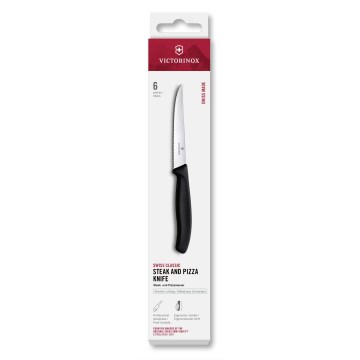 Victorinox - Sada steakových nožov SWISS CLASSIC 11 cm 6 ks čierna