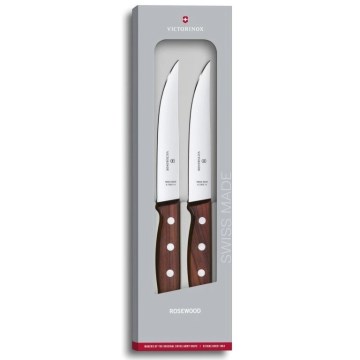 Victorinox - Sada steakových nožov WOOD 14 cm, 2 ks, javor