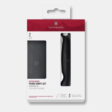 Victorinox - Zatvárací nôž SWISS CLASSIC 11 cm čierny + doštička
