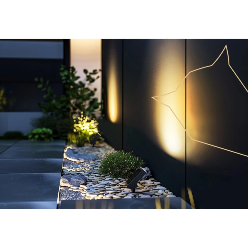 Viking - LED solárna lampa LED/1,4W/3,7V IP65 3000K