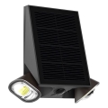 Viking - LED stmievateľné solárne nástenné flexibilné svietidlo so snímačom LED/1,3W/3,7V IP44 4000K 2000 mAh