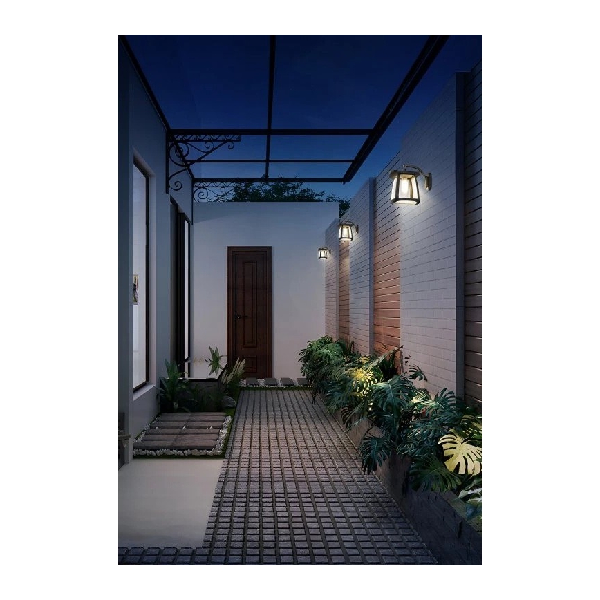 Viking - LED stmievateľné solárne nástenné svietidlo LED/2W/3,7V IP54 4000K 2000 mAh