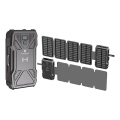 Viking - powerbanka s LED svietidlom, bezdrôtovým nabíjaním a solárnym panelom Power Delivery 22,5W/20000 mAh