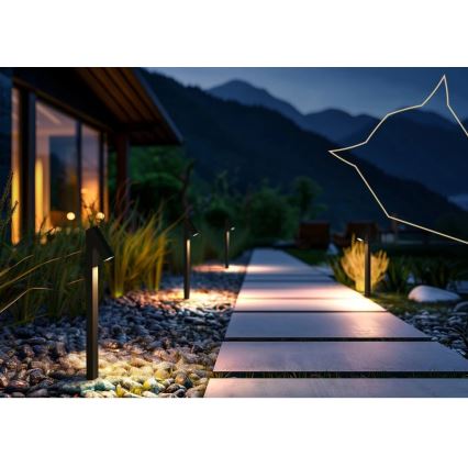 Viking - solárna LED lampa LED/1,4W/3,7V IP65 3000K