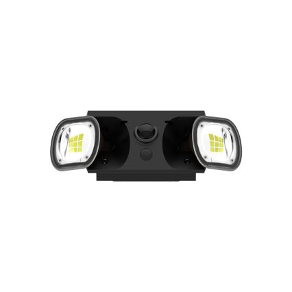 Viking - stmievateľné solárne nástenné svietidlo so senzorom LED/1,3W/3,7V IP44 4000K 2000 mAh