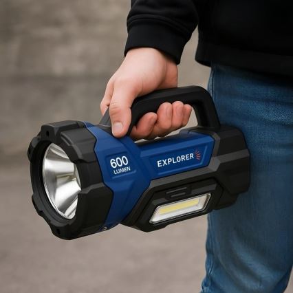 Viking - stmievateľná nabíjateľná LED baterka LED/5V IPX4 1000 lm 8000 mAh