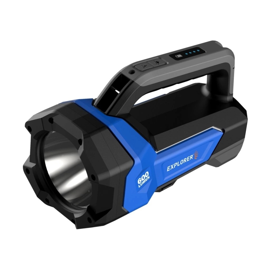 Viking - stmievateľná nabíjateľná LED baterka LED/5V IPX4 1000 lm 8000 mAh