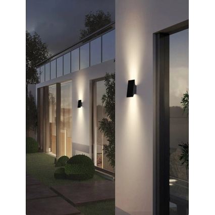 Viking - LED stmievateľné solárne nástenné svietidlo LED/1,5W/3,7V IP65 4000K 2000 mAh