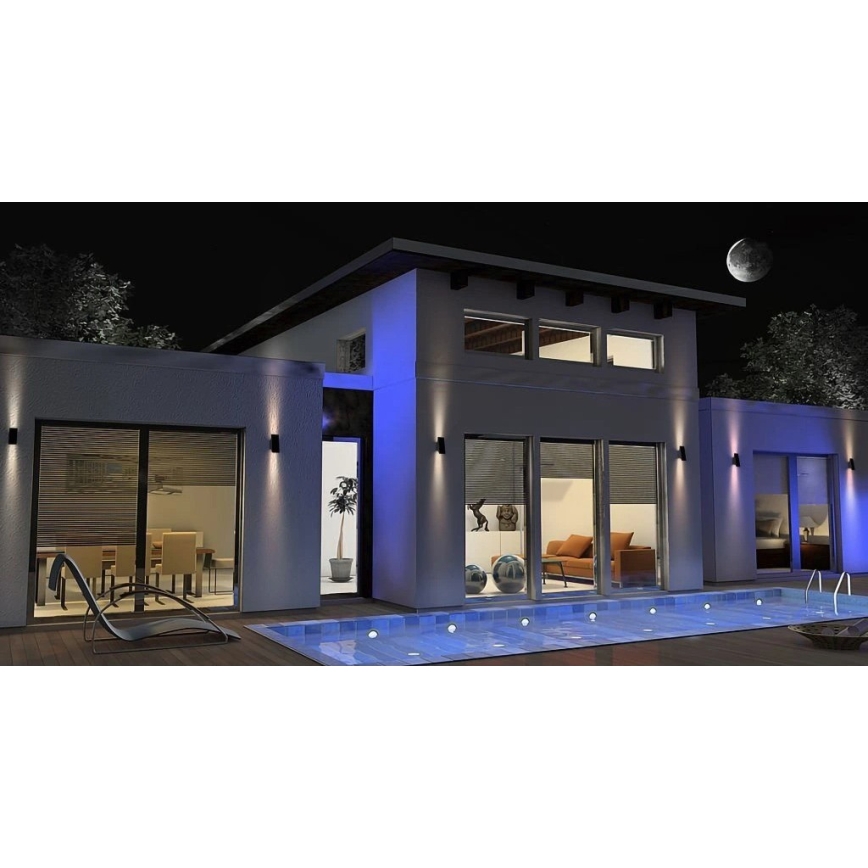 Viking - LED stmievateľné solárne nástenné svietidlo LED/1,5W/3,7V IP65 4000K 2000 mAh